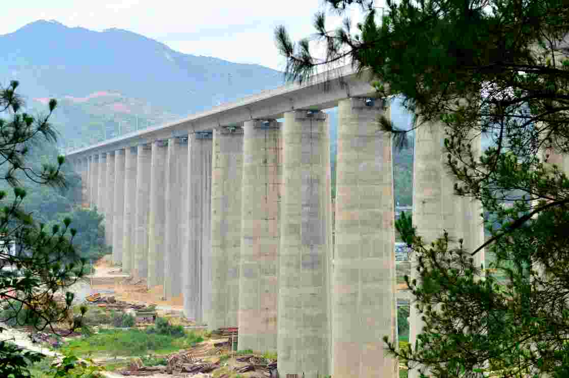 合福铁路闽清小箬乡特大桥